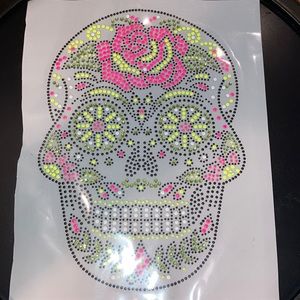 Day of the Dead Sugar Skull heat transfer